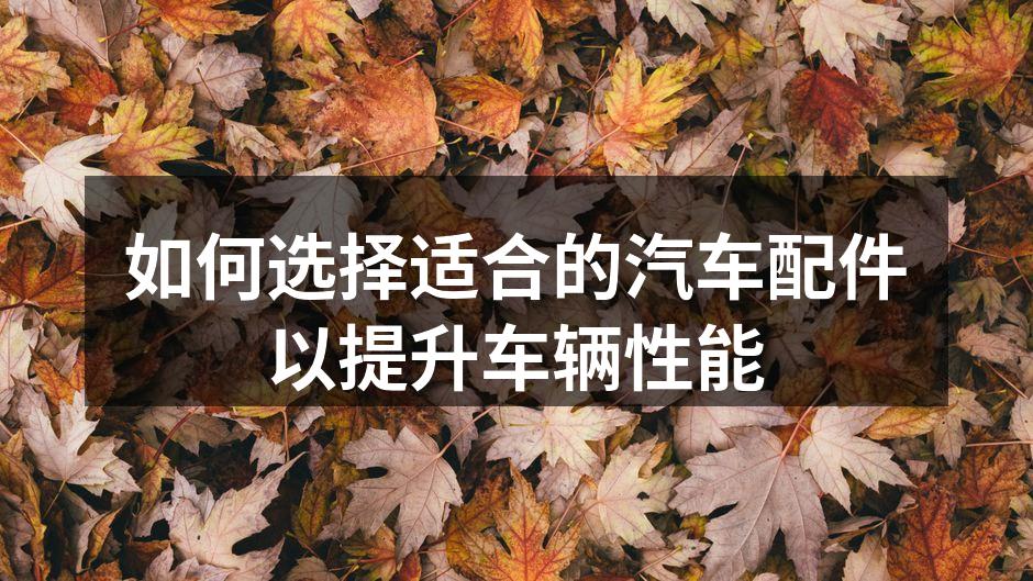 高质量汽车配件